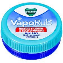 VICKS VAPORUB 5ML PACK PACK OF 12