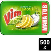 VIM BAR GREEN TUB WITH SCRUBER FREE