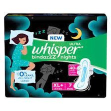 WHISPER BINDAZZZ NIGHTS XL+  7N